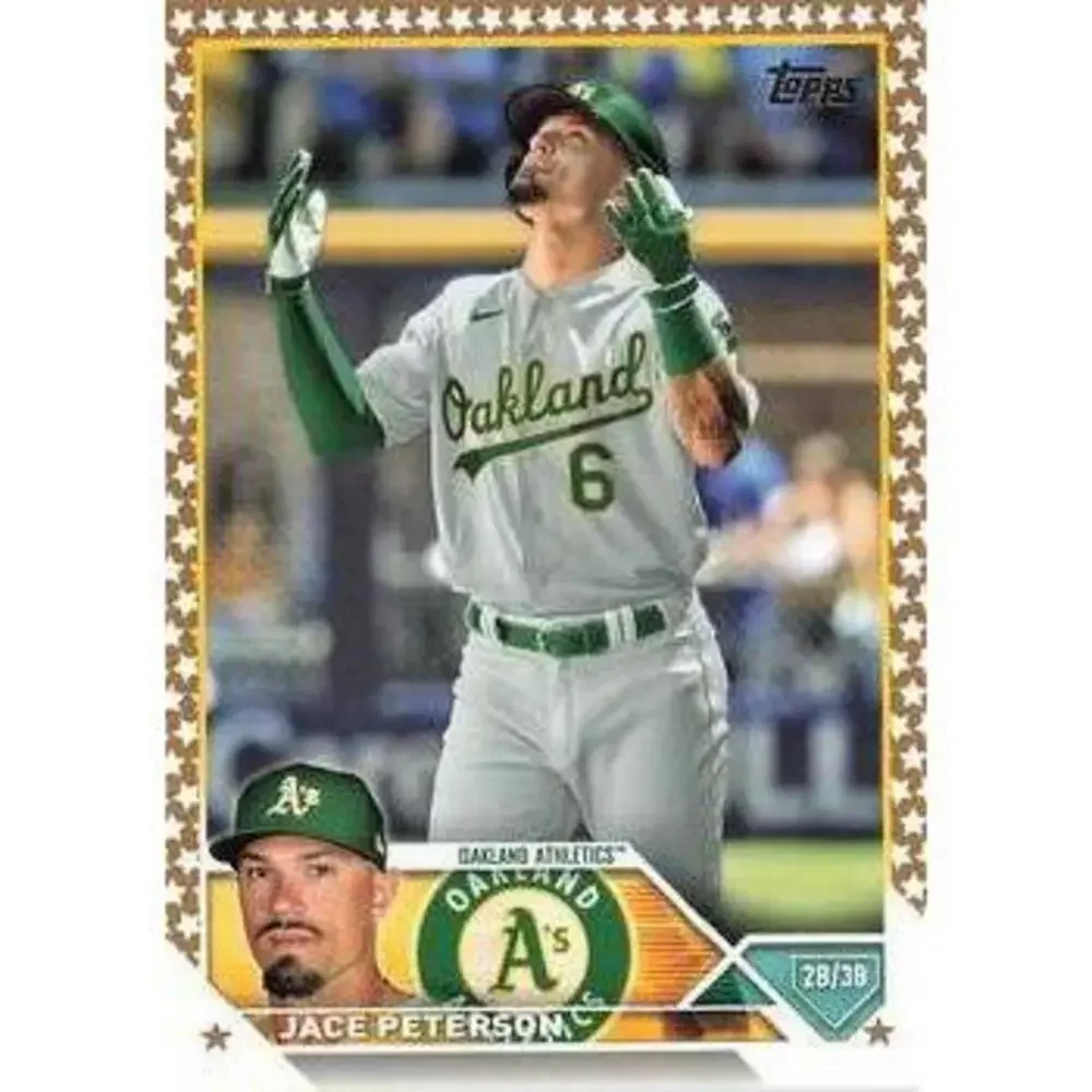 2023 Topps Gold Star Gold Star Jace Peterson #619 Oakland Athletics